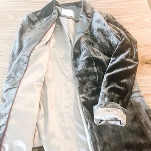 Amazing crushed velvet blazer